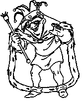 coloriage le bossu de notre dame roi de la fete